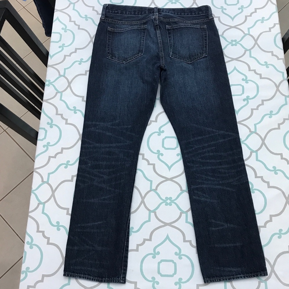 32X28.5โ๐๐J. CREW! DARK! FADED!๐๐SLIM FIT 484! - Picture 5 of 8
